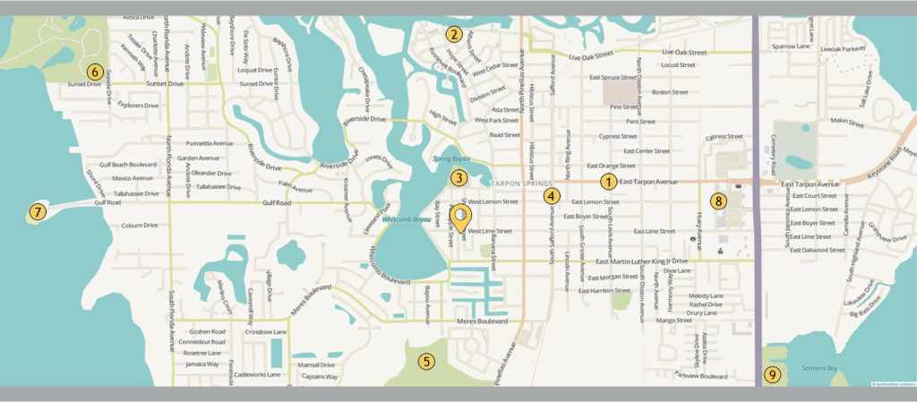 Location | The Cottages of Tarpon